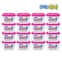 물먹는하마 옷장용16개 제습제 습기제거제 탈취제 방습제 흡습제 냄새 곰팡이방지 염화칼슘 신발장 서랍장용 100%정품 158845