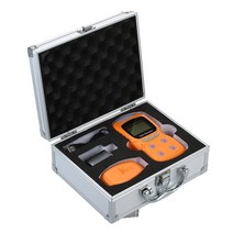 휴대용 4in1 가스 검출기 산소측정기 일산화탄소 황화수소 감지기 용존, 한국, 미국 플러그, orange