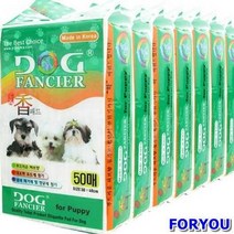ForU854 도그펜시아 香 향 패드 애완견 배변패드 50매8개 애견배변패드 애견기저귀, 1