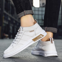 발편한 남성 3cm 보드화 스니커즈 스케이트 신발 운동화 단화 캔버스화 부드럽고 통기성 좋은 편안한 데일리