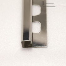 스텐사각 타일 코너비드 몰딩(실버유광)2438mm(재료분리대)(타일꼼꼼이), 12mm(+1000), 2438mm