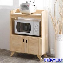 ForU301 레드파인 원목 렌지대 테이블 베드트레이 렌지수납장 미니 주방수납장, 상세페이지 참조