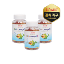 하이웰 뉴질랜드 키즈 오메가3 60구미 3개 어린이 유아 영양제 젤리 구미 EPA DHA
