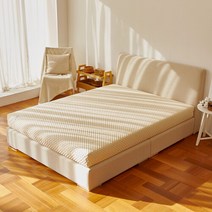 천연라텍스 매트리스 침대 슈퍼싱글 베이지 10cm