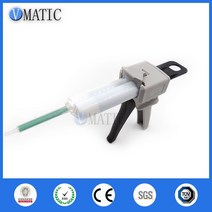 건설 건축 자재 도구 공구AB 글루 믹싱 디스펜싱 건 50ml 50cc 에폭시 용 접착제 카트리지 포함 (1:1 & 2:, 한개옵션0