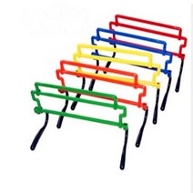 높이 뛰기 허들 접이식 축구 훈련 장비 축구 프레임 풋워크 장애물 훈련 년 신제품, yellow