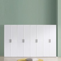 [전국무료배송] 12자옷장세트 넓이3240mm 양복장+이불장+긴옷장+선반장, 상품06_올루바12자세트