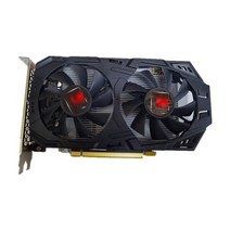 CPU 데스크탑 그래픽카드 RX580 4G 게임 그래픽 카드 4GB GDDR5 256BIT 1284M/1750Mhz PCIE30 8PIN 전원 AMD 컴퓨터, 01 Black
