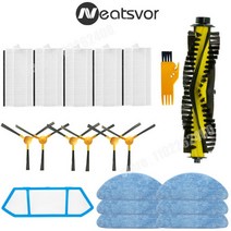 Hepa 필터 걸레 메인 브러시 Neatsvor X500 Pro Tesvor T8 S6 Ikhos Create NetBot S15 진공 청소기 부품, 05 set 5