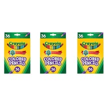 Crayola 크레욜라 색연필 36색 3팩