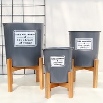 우드 스탠드 스티커 저면관수 화분 3종