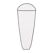 침낭라이너통기성 나일론 침낭 라이너 더러움 방지 여행용 따뜻한 야외 활동용, 01  White, 1개