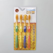 수입 골드 금모 칫솔 이중미세모 4pcs 기능성치솔 수입금칫솔 4p금칫솔 이중금모칫솔 대경물류, 4색혼합1세트, 4색혼합 1세트