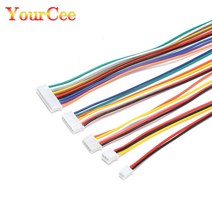 JST PH 2.0 커넥터 플러그 전선 케이블 포함 JST2.0 핀 26AWG 피치 2.0mm 2 3 4 5 6 7 8 9/10 10개, 03 10pcs 4p