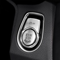 BMW 4시리즈 F32 스탑앤고 엔진 스타트버튼 크롬 몰딩, 버튼사이드 (실버)