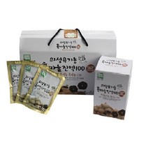 의성유기농흑마늘진액100 유기농 흑마늘진액 발효 흑마늘즙 의성흙마늘 유기농인증 마늘즙 80mlx30포, 30포, 80ml