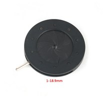 증폭 직경 1-12mm 12 블레이드 줌 광학 조리개 콘덴서 디지털 카메라 현미경 어댑터 용, 06 1-15mm
