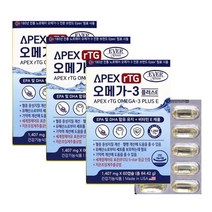 알티지 오메가3 rTG오메가3 소형어류 멸치 EPA 고함량 1407mg 오일 높은흡수율 장용성 비타민E 함유 혈액순환 갱년기 여성 영양제 저온초임계 식약처 토코페롤, 3통, 1407mgx60캡슐