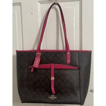 명품여자코치가방80010269 Coach Handbag women leather Signature Tote Outlet On Sale