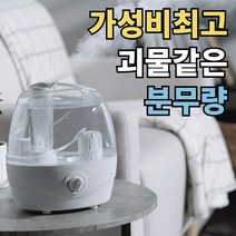 가습기 대용량가습기 통체석가습기 저소음가습기 초음파가습기 미니가습기 가성비가습기 사무실용가습기 간편한통세척 원룸가습기, 화이트