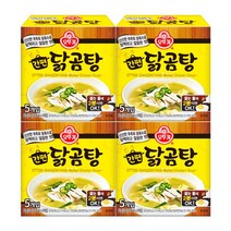 오뚜기 간편 블럭 닭곰탕(즉석국) 10gx5개입, 4개