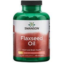 스완슨 EFAs 플렉씨드 오일 1000mg 200캡