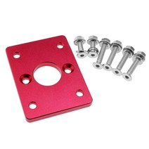 유압 브레이크 마스터 실린더 자동차 부스터 삭제 어댑터 플레이트 유니버설 교체 honda civic eg ek integra, 자주색