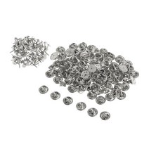 가죽 팔찌 또는 다른 가죽 품목을 위한 100pcs 구리 못 스터드, 실버