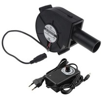 캠핑 고압 배풍기 소형 송품기 바베큐 PWM 송풍기 서버 팬 9733 97x97x3m DC 12V 2.5A 5.5x2.1mm 5500R/min M89B 181893, EU 26mm