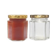 [유리병] 육각150 1개 150ml, 빨간마개