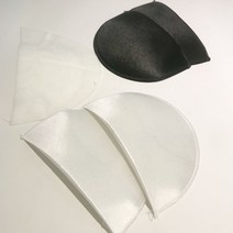 에그모드 어깨 패드 (1쌍), 여성 블라우스용 흰색