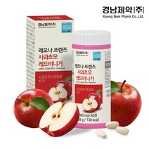 경남제약 사과초모 레드비니거 60정 애사비 애플 식초 캡슐, 1개