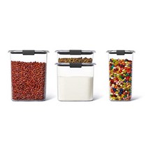 Rubbermaid 브릴리언스 팬트리 식품 저장용 밀폐 용기 8피스 세트
