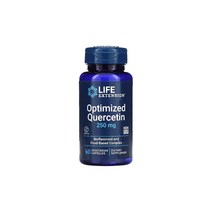 Life Extension 라이프익스텐션 Optimized Querceti 퀘르세틴 250 mg 60 Vegetarian Capsules 케르세틴 비타민 C 카무카무 베지캡슐, 60개입/250mg/1정