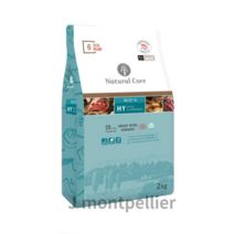 네츄럴코어 전연령 에코플러스6 유기농 70% 가수분해 건식사료, 0 beef(소), 2kg, 5개
