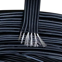 20 22 24 AWG 내부 톤암 와이어 실리콘 케이블 1P 2P 3P 4P 5P 6P 주석 도금 구리 페릴롤 절연 검정색 흰색, [01]1 m, [11]24AWG 6P