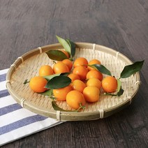 식품용 대형(42-50cm)대나무채반 원형 소쿠리 싸리, 쿠팡 본상품선택
