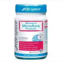 호주 라이프 스페이스 프로바이오틱스 유산균 - 여성용 마이크로플로라, 1병, 60캡슐