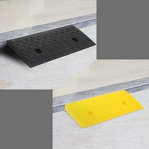 이지와이드 계단 문턱 휠체어 진입판(50x22x5cm), 블랙