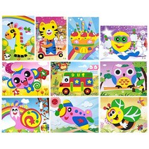 EVA 스티커 작품만들기 F형-10종랜덤혼합