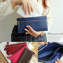 소가죽 지퍼 여성장지갑 여친선물 블랙간지 여심자극