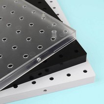 플라스틱 타공판 페그보드 타공보드 타공판넬 타공패널, 검정, 기본