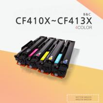 HP CF410X~413X ( Color LaserJet Pro MFP M477fnw M337dm M452dn M452dw M452nw M477fdn), 빨강
