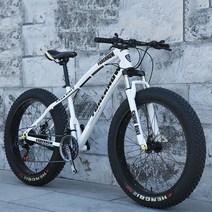 입문용 팻 바이크 다운힐 로드 바이크 펫 자전거 오프로드 초경량 20 24 26인치 7컬러, 오렌지-30단-26인치