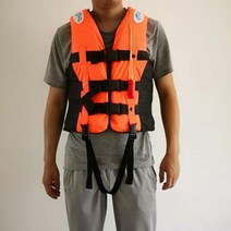 바다낚시 보트 물놀이 구명 구조 조끼 부력조끼_2개1세트, 2XL, 오렌지