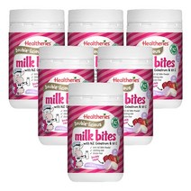 헬써리즈(Healtheries) 헬써리즈 더블-리셔스 밀크 바이트 + 초유 & 비타민 C- 믹스베리맛 50정 X 6개, 300정, 1세트