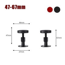 침대프레임 28-110mm 조정 가능한 나사산 침대 옆 프레임 흔들림 방지 도구 머리판 스토퍼 캐비닛 소파 홈, 02 47-67mm