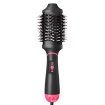 홈쇼핑 볼륨 고데기 뿌리 펌 브러쉬 고데빗 5in 1 원스텝 전기 블로우 드라이어 볼륨 조절 헤어 스타일러, 01 Black-Pink_01 영국 플매트 카펫 러그
