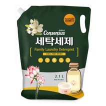컨센서스 액체세제 2.1L 베이비파우더(리필), 단품없음