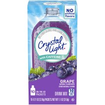 [내일도착]Crystal Light 크리스탈라이트 그레이프 드링크 믹스 3.18g x 20개입 포도맛